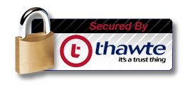 This website is 100% secured by thawte, it's a trust thing. 
